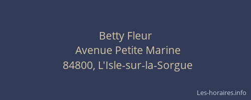 Betty Fleur