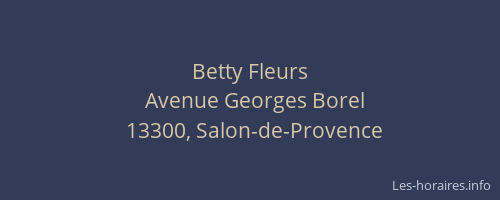 Betty Fleurs