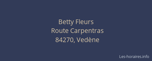 Betty Fleurs
