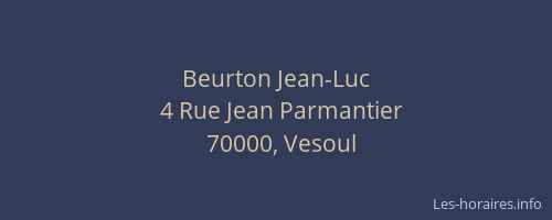 Beurton Jean-Luc