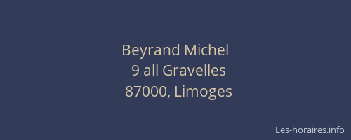 Beyrand Michel