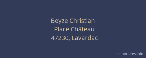 Beyze Christian