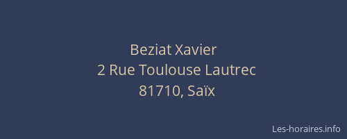 Beziat Xavier