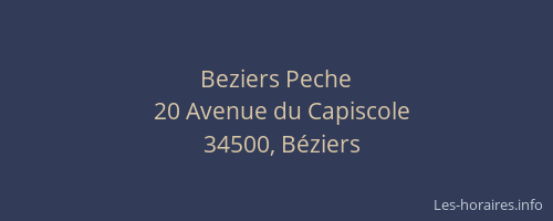 Beziers Peche