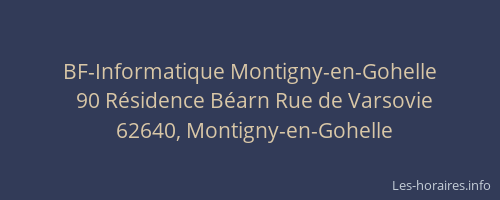 BF-Informatique Montigny-en-Gohelle