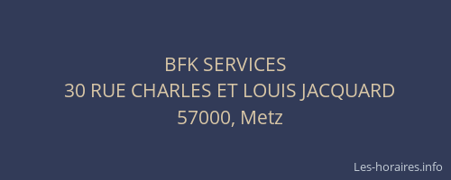 BFK SERVICES
