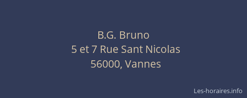 B.G. Bruno