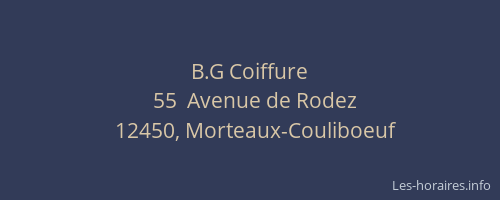 B.G Coiffure