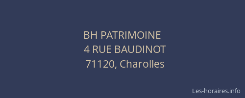 BH PATRIMOINE
