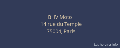 BHV Moto