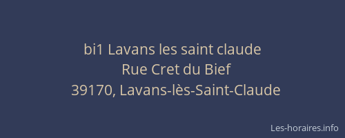 bi1 Lavans les saint claude