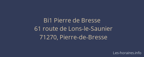 Bi1 Pierre de Bresse