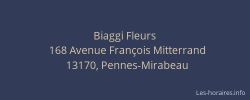 Biaggi Fleurs