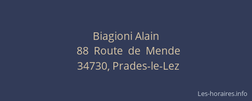 Biagioni Alain