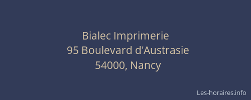 Bialec Imprimerie