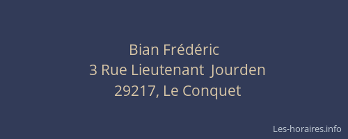 Bian Fr&eacute;d&eacute;ric