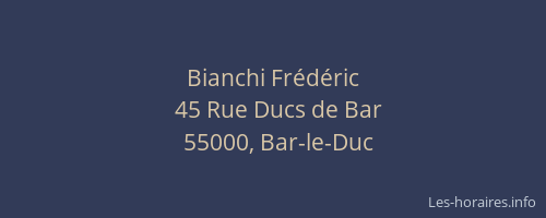 Bianchi Frédéric