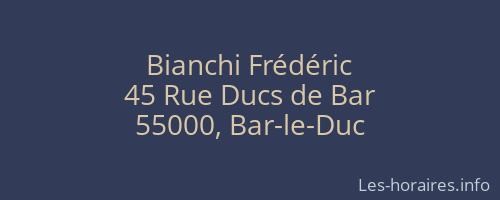 Bianchi Frédéric