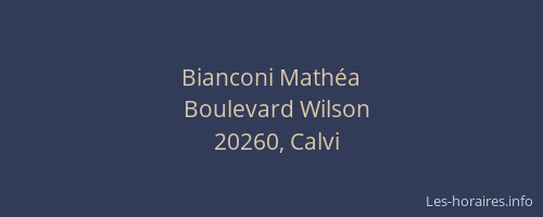 Bianconi Mathéa