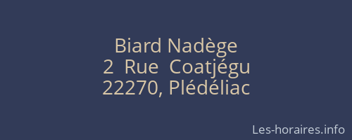 Biard Nadège