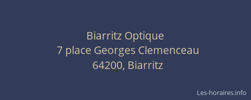 Biarritz Optique