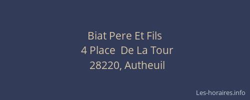 Biat Pere Et Fils