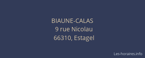 BIAUNE-CALAS