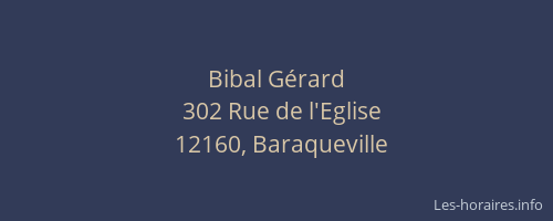 Bibal Gérard