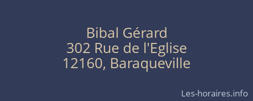 Bibal Gérard