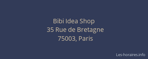 Bibi Idea Shop
