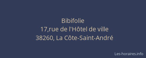 Bibifolie
