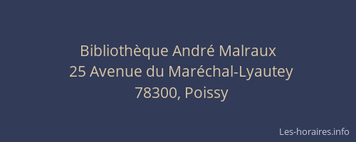 Bibliothèque André Malraux