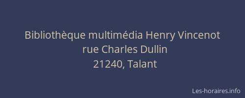 Biblioth&egrave;que multim&eacute;dia Henry Vincenot