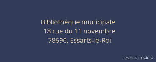 Biblioth&egrave;que municipale