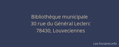 Biblioth&egrave;que municipale