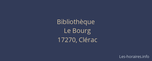 Biblioth&egrave;que