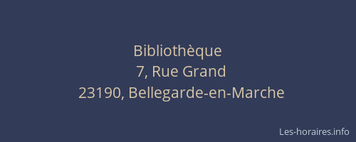 Biblioth&egrave;que