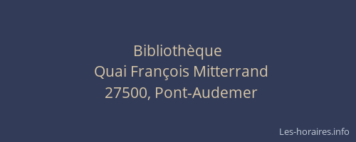 Biblioth&egrave;que