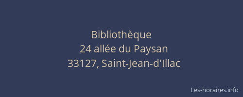 Biblioth&egrave;que