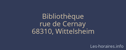 Biblioth&egrave;que