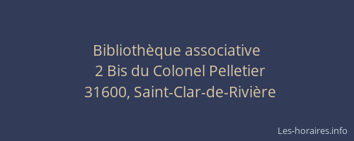 Bibliothèque associative