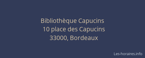 Bibliothèque Capucins