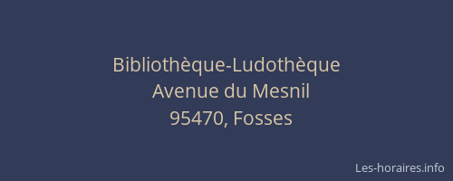 Bibliothèque-Ludothèque