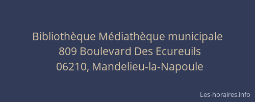 Bibliothèque Médiathèque municipale