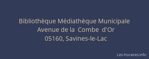 Bibliothèque Médiathèque Municipale