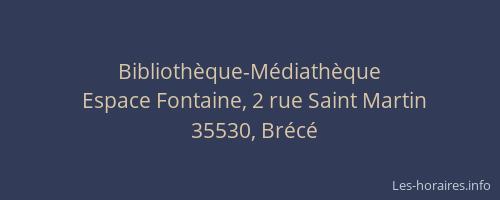 Bibliothèque-Médiathèque