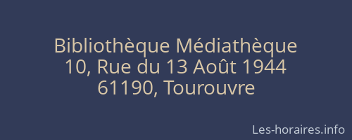 Bibliothèque Médiathèque