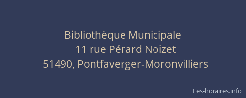 Bibliothèque Municipale