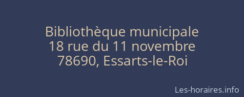 Bibliothèque municipale