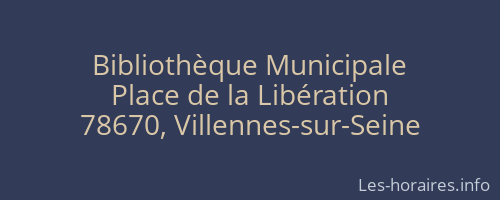 Bibliothèque Municipale
